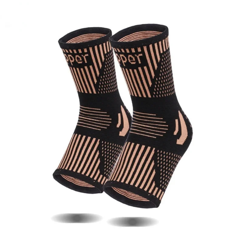 1PC Nylon Strap Belt Compression Ankle Support Men Women Brace Elastic Foot Bandage Protector Football Basketball Gear Supports