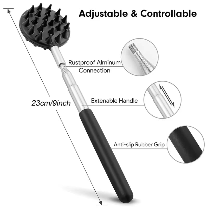 1/3/5PCS Back Scratcher Telescopic Scratching Massage Tool Back Scratcher Scraper Extendable Telescoping Itch Massage Relaxation