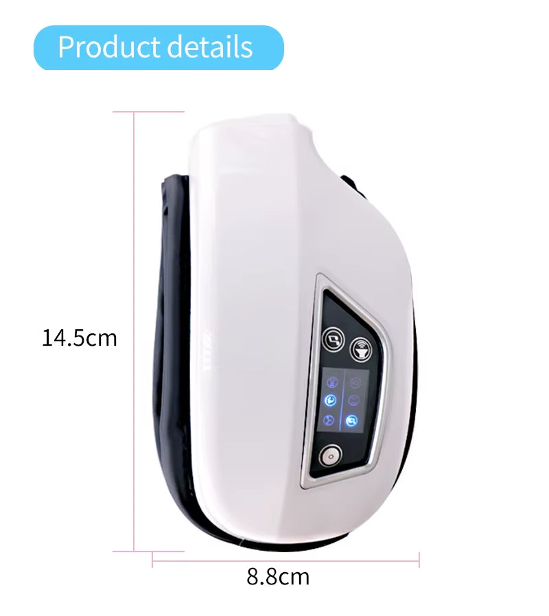 6D Smart Eye Massager Vibration Airbag Compress Eye Care Instrument Bluetooth Music Eye Massage Glasses Eye Relax Fatigue
